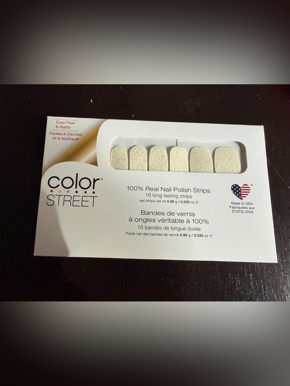 Color Street White Swan Nail Polish Strips
